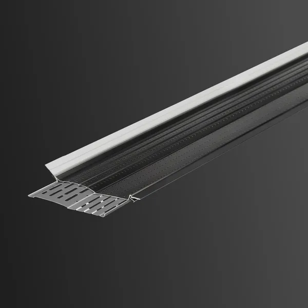 Pose d'un protège-gouttière aluminium perforé